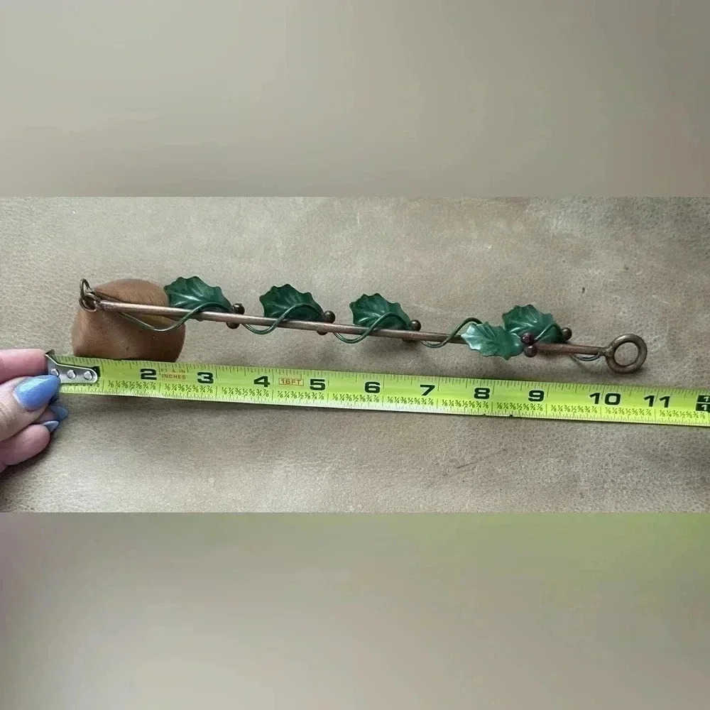 Vintage Copper And Holly Candle Snuffer - Picture 6 of 6